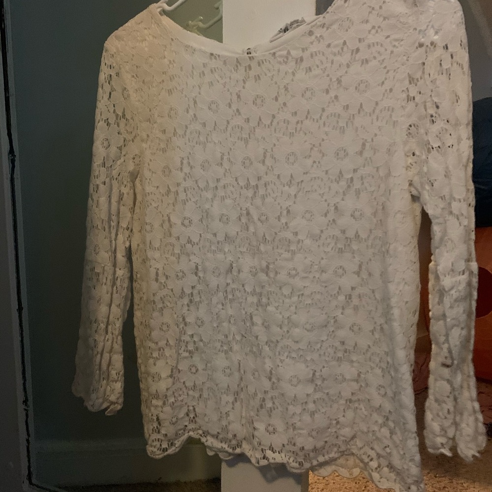 White long sleeve dress shirt from H&M